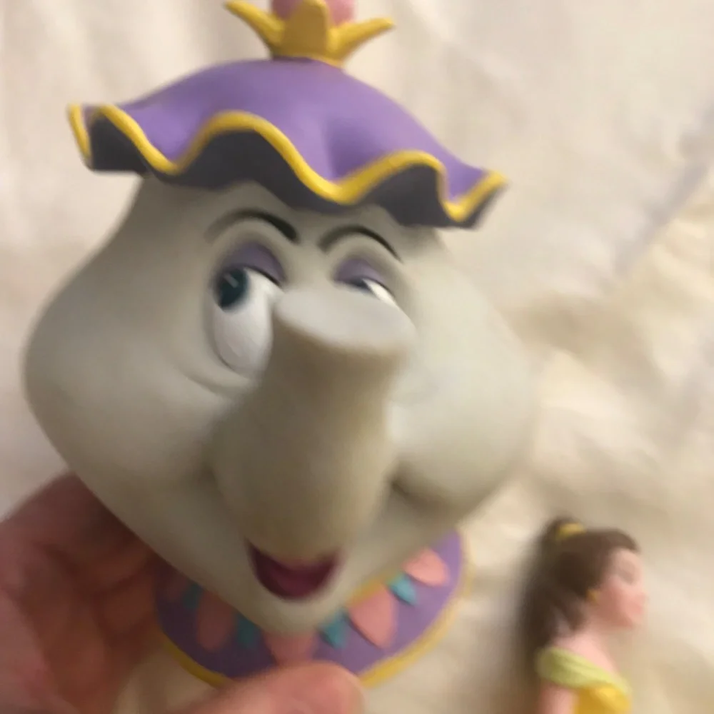 Vintage toys mrs Potts tea pot beauty beast - Picture 5 of 8